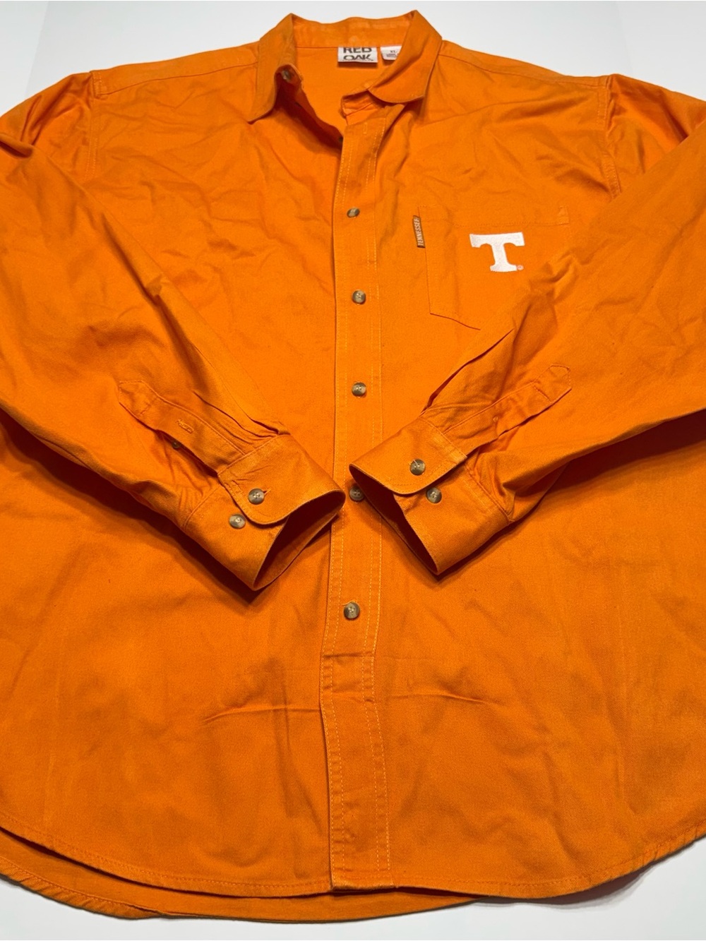 Men's Tennessee Volunteers Long-Sleeve Button-Down Shirt with Chest Pocket